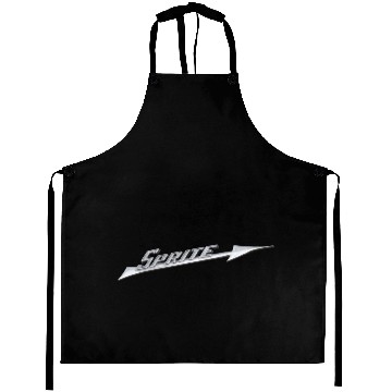 Discover Austin-Healey Sprite silver script emblem - Aprons