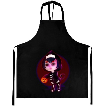 Discover halloween chibi Aprons