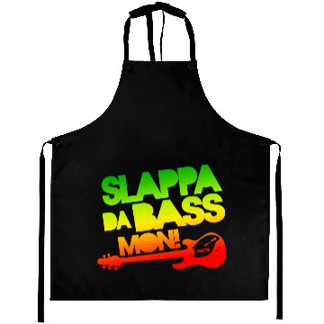 Discover Slappa Da Bass Mon! Aprons