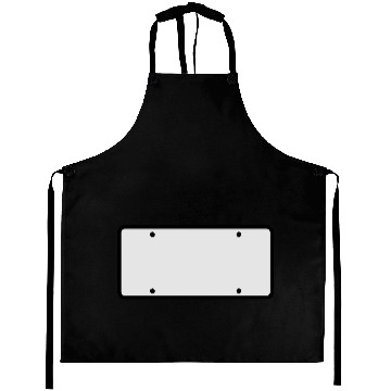 Discover plain licence plate WRITE YOUR OWN Aprons