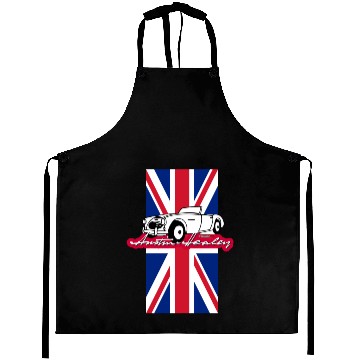 Discover Classic Austin-Healey script and illustration Aprons