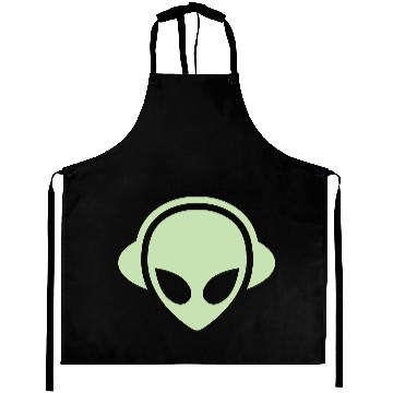 Discover Alien headphones Glow in the dark Aprons