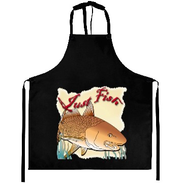 Discover Just Fish Redfish tan Aprons