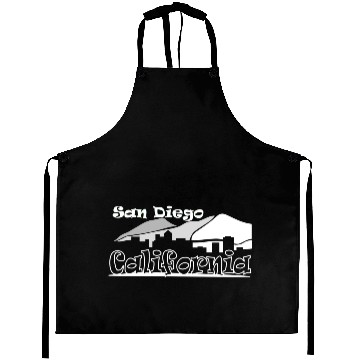 Discover San Diego (white) Aprons