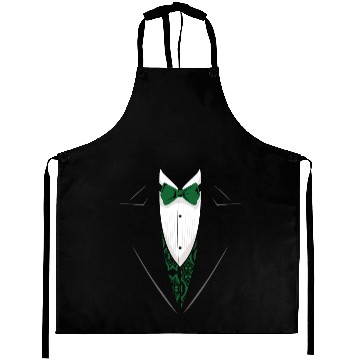 Discover Green Tuxedo Aprons