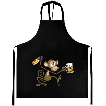 Discover Drunk Monkey Aprons