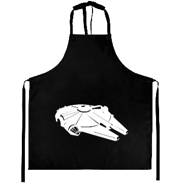 Discover Millennium Falcon White Aprons