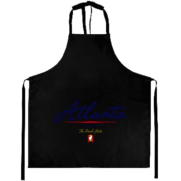 Discover Atlanta Script Aprons
