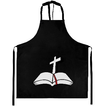 Discover cross open bible 3c Aprons