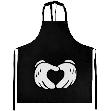 Discover Mickey Mouse Hand Heart Aprons
