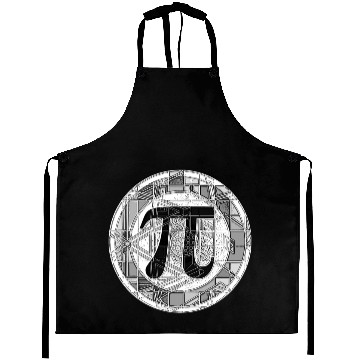 Discover Pi Day Symbol Round Aprons