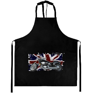 Discover UNION JACK FLAG & MOTORBIKE Aprons