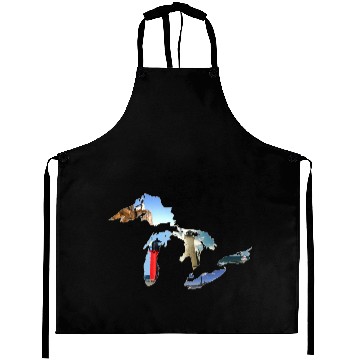 Discover Michigan Great Lakes Lighthouses Aprons