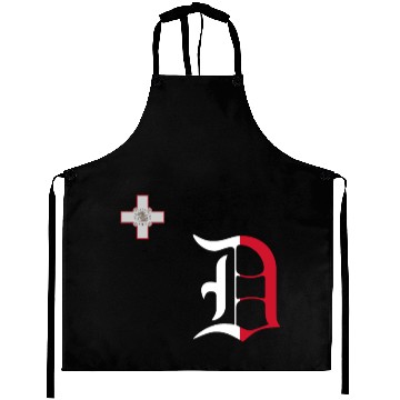 Discover Detroit Malta Maltese Pride Flag Aprons