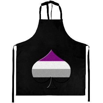 Discover Asexual Pride Ace Symbol Aprons
