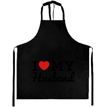 Discover I Love My Husband Aprons