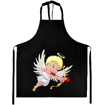 Discover cupid with a halo Aprons