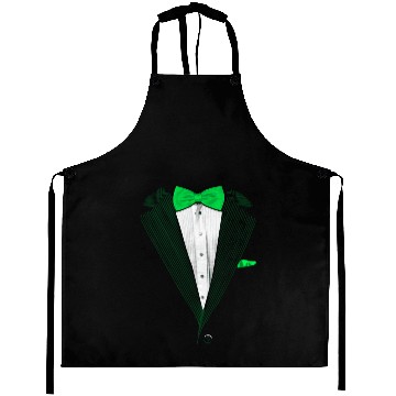 Discover St.Patrick's Day Green Tuxedo Costume Aprons