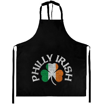 Discover Philly Irish Shamrock Flag Apparel Aprons