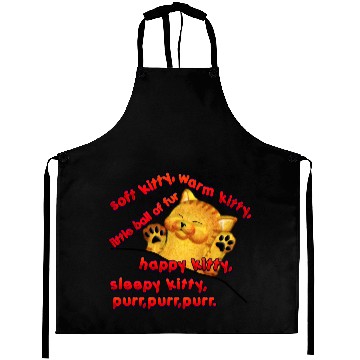 Discover Soft Kitty Aprons