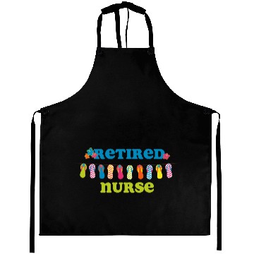 Discover Flip Flops Retired Nurse Aprons
