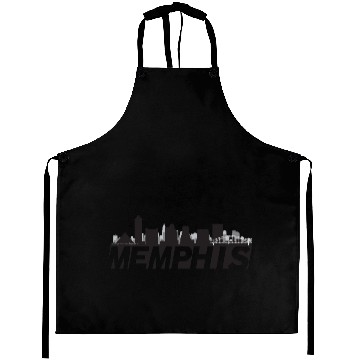 Discover Memphis Tennessee Skyline Aprons