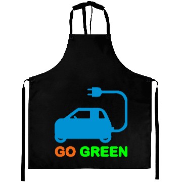 Discover GO GREEN ~ DRIVE ELECTRIC VEHICLES Aprons