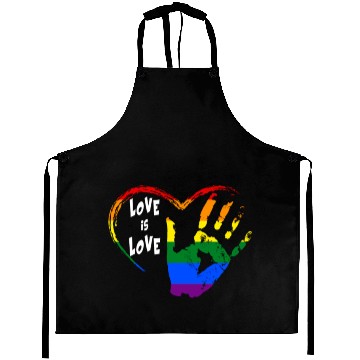 Discover love is love Aprons