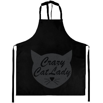 Discover Crazy Cat Lady Aprons