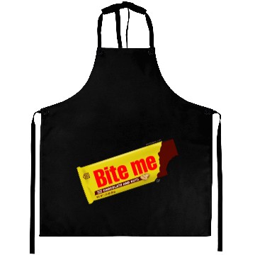Discover Bite me (candy bar) Aprons