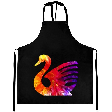 Discover Topaz Ruby Sapphire Swan3 Aprons