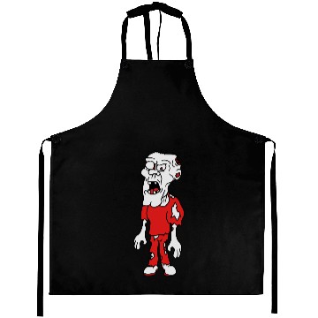 Discover angry dangerous carnivorous opa man zombie funny u Aprons