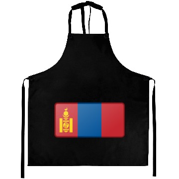 Discover Mongolia flag (bevelled) Aprons