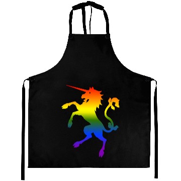 Discover Rainbow unicorn (gradient remix) Aprons