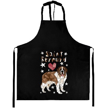 Discover Geometric Saint Bernard Aprons