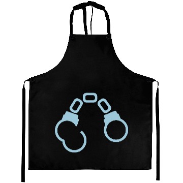Discover Handcuffs Light Blue Cart Aprons