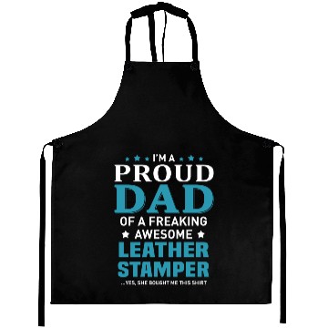 Discover Leather Stamper Aprons