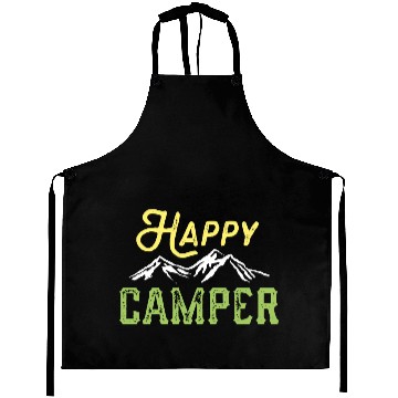 Discover Happy Camper Aprons