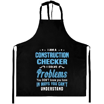 Discover Construction Checker Aprons