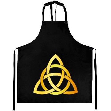 Discover Original Triquetra circle celtic knot gold Aprons
