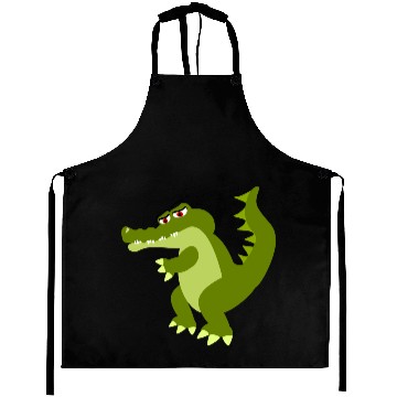 Discover Sad Crocodile Cartoon Aprons