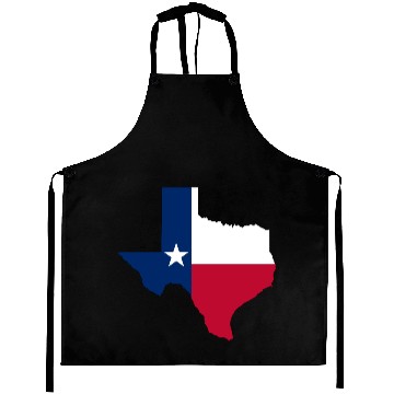 Discover Texas State Flag Map Aprons
