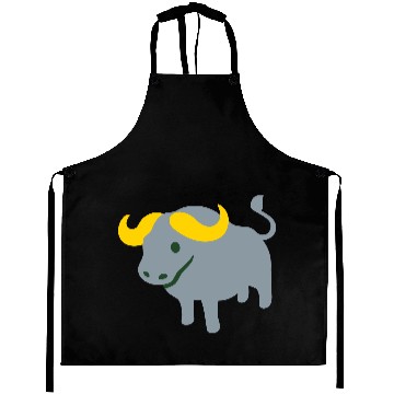 Discover Grey Bull Aprons