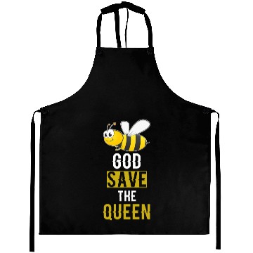 Discover Bee - God Save the Queen Aprons