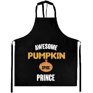Discover Awesome Pumpkin Spice Prince Aprons