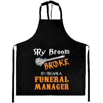 Discover Funeral Manager Aprons