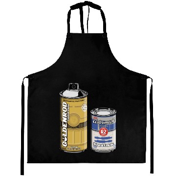 Discover Funny Star Wars r2d2 and c3p0 parody Aprons