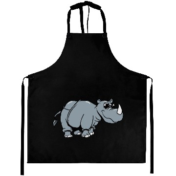 Discover rhinoceros cute funny sunglasses Aprons