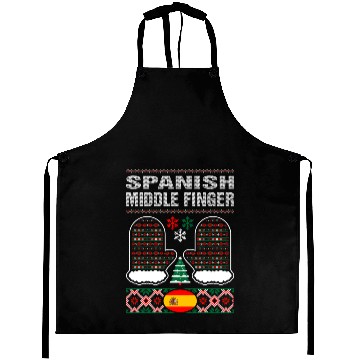 Discover Spanish Middle Finger Aprons