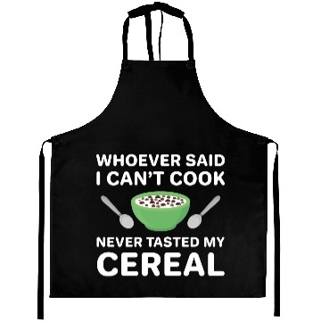 Discover Never Tasted My Cereal Aprons